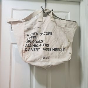 FIGS Canvas Tote Bag.